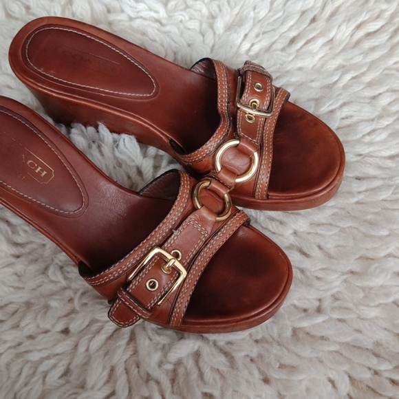 Coach leather wedges - Picture 2 of 15